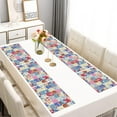 thumbnail image 2 of Patchwork Pioneer Flower Summer Placemats Table Placemats Set Of 6-Linen Kitchen Washable Placemats Table Mats 11.8"x17.7" Non-Slip Heat Resistant, 2 of 5
