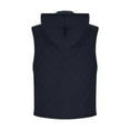 thumbnail image 5 of ATOYSOY Women's Fall Vest Casual Sleeveless Hooded Zip Up Jacket Trendy Winter Coat Outerwear Blue XXL, 5 of 6