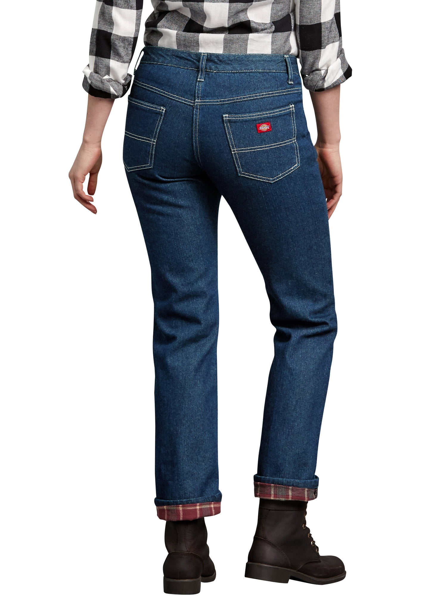 womens flannel lined jeans walmart