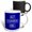 Multicolor, variant on 3drose, Drawings of Computer Keyboard Keys Alt, Control, Del, White on Blue, 11oz Two-tone Black Mug