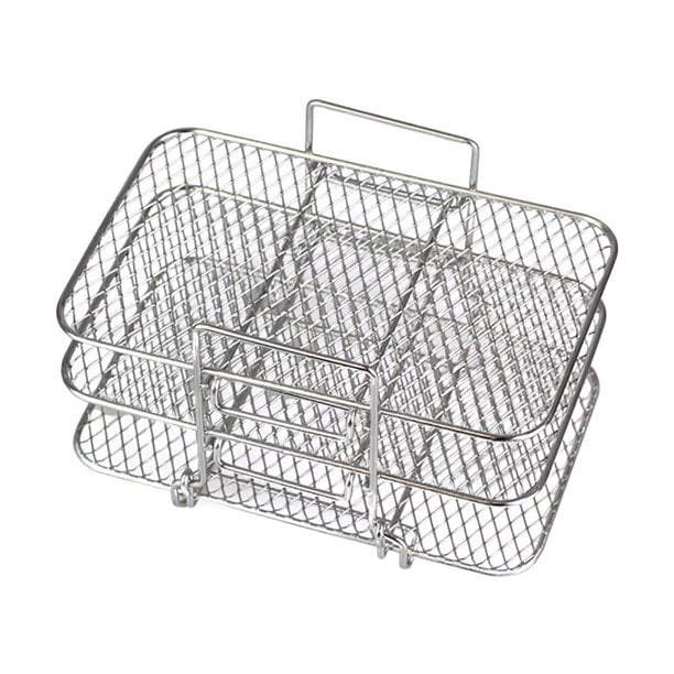 Dehydrator Stand,Accessories Compatible with Ninja DZ201 Pressure Cooker Dual Air Fryer Rack Dehydrator Rack Stainless Steel Stand 304 Stainless Steel Stackable Dehydrator Grill Stand 