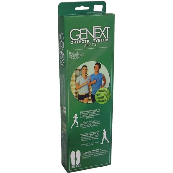 GenExt Men's Beats (Posted Heel) Full Orthotic Arch Support Insole System (7)