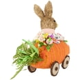 thumbnail image 5 of Northlight Girl Bunny with Carrot Car Easter Decoration - 13", 5 of 6