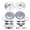 thumbnail image 2 of PowerStop Front and Rear Z23 Evolution Sport Carbon-Fiber Ceramic Brake Pad and Drilled & Slotted Rotor Kit Fits: MINI COOPER Select Models K8908, 2 of 7