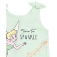 thumbnail image 5 of Disney Peter Pan Baby Girls' Sleeveless Romper Pajama and Headband Set Light Green Tinker Bell, 5 of 5
