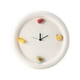 thumbnail image 2 of Decoración de reloj de pared de la pared Regalos Ligeros sin adorno de de arte para el aula Estudio s 's Room Kitchen Den Ronda blanca, 2 of 8