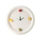 thumbnail image 2 of Reloj de pared decorativo, ligero y silencioso, ideal como adorno de obra de arte para habitación. Ronda blanca, 2 of 9