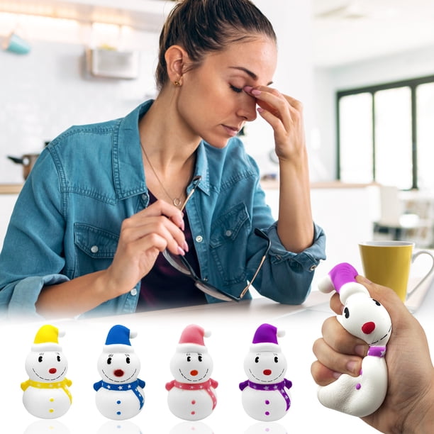 Fiudx Ofertas Y Liquidación Juguete De Navidad Suave Y Lento Simulación Santa Muñeco De Nieve Juguete De Descompresión