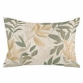 thumbnail image 2 of Sage Green Yellow Botanical King Size Pillow Cover, Pillowcase Protectors with Zipper, Breathable Decorative Throw Pillow Case Cover, Vintage Spring Summer Pillow Shams for Couch Sofa 20x36Inch, 2 of 8