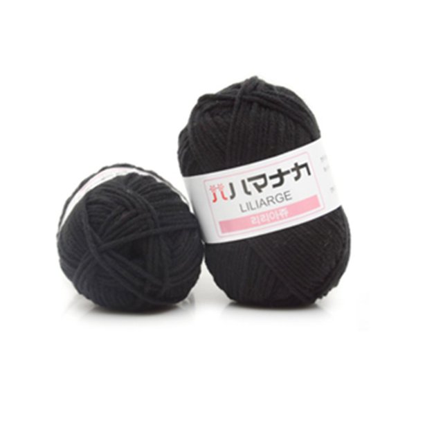 BJYX 4 Parts Fil de Coton Peigné Laine Mélangée Fil de Couture pour Vêtements