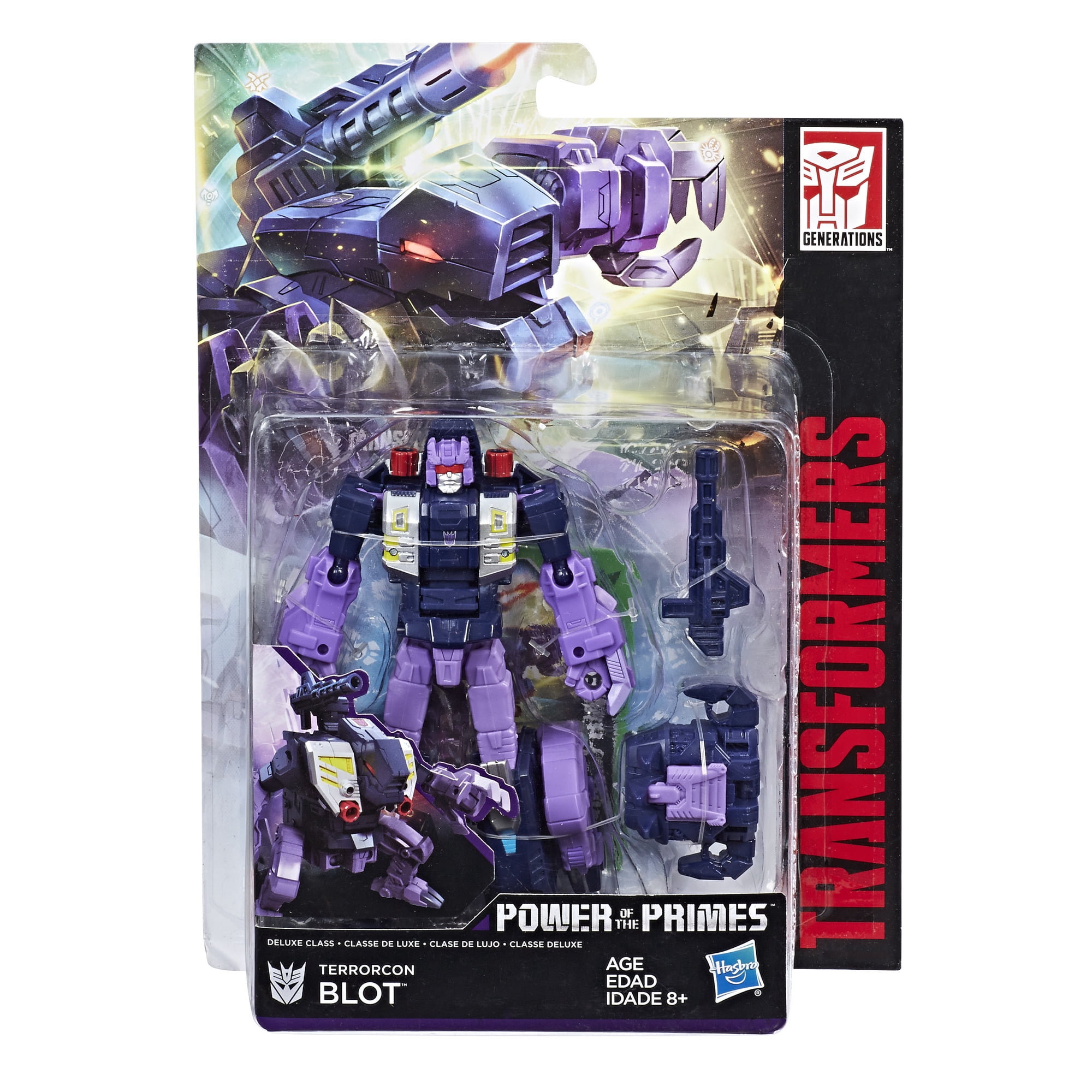 Transformers Tween Deluxe Class Terrorcon Blot, Plastic Multiocolor