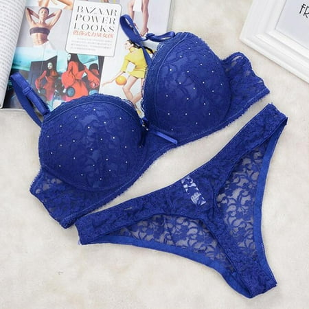 Sentmoon Lingerie for Women Women s Sexy Lace Bra Female Underwire Lingerie Bras Underwear Set Women s Lingerie  Sleep & Lounge Valentines Day Gifts for Her Clearance Sales Today Deals Prime