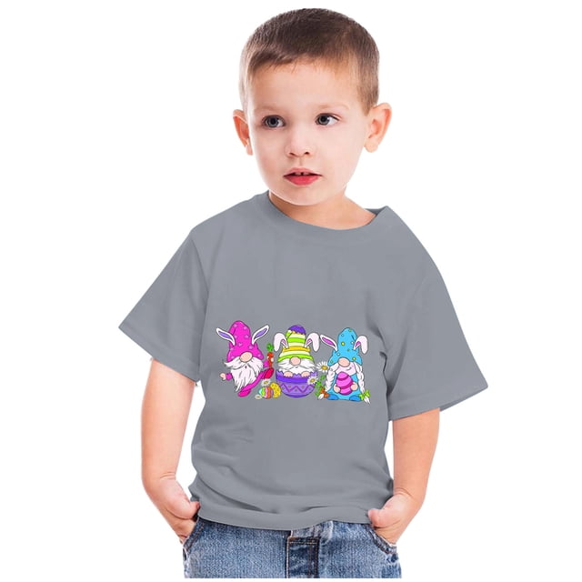 COM1950s Hauts Mignons pour Femmes, Hauts à Manches Courtes pour Femmes, Tout-Petits Garçons Filles Mignons Col Rond Imprimé Haut à Manches Courtes, Hauts à Manches Courtes pour Femmes, Cadeaux pour Filles Tout-Petits, Shorts pour Filles
