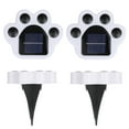 thumbnail image 1 of Uds. Luces solares para exteriores con estampado de pata, luces LED recargables para jardín, lámpara, iluminación para pasarela para césped, Patio, 1 of 6