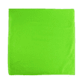 thumbnail image 1 of Lot de 10 Bandanas 22 x 22 Daily Basic Unis 100 % Polyester (Lime), 1 of 2