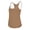 #02 Khaki, variant on Busydd Women's Tank Tops Comfortable Breathable Solid Color Gym Workout Tanks for Women Casual Sleeveless Round Neck Summer Tops for Women XL