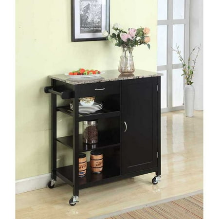 K & B Furniture Y05 Kitchen Island Cart