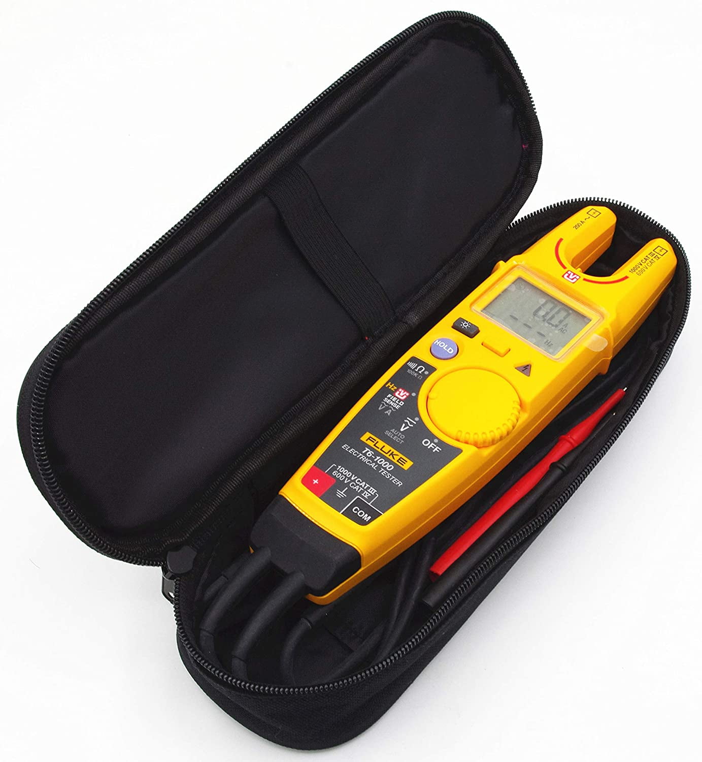 Fluke T5-1000 1000 Voltage Current Electrical Tester Clamp Meter  FREE T-SHIRT 