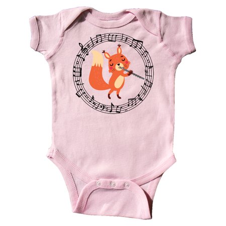 

Inktastic Flute Music Gift for Kids Gift Baby Boy or Baby Girl Bodysuit