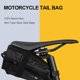thumbnail image 2 of RR 9014 Bolsa trasera para motocicleta, bolsa trasera para el coche, bolsa trasera para motocicleta, bolsa impermeable, color negro, 2 of 5