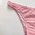 thumbnail image 6 of RQYYD Women's 3 Piece Swimsuits Halter Cutout Bikini Set String Bathing Suit with Drawstring Beach Skirt Set, 6 of 7