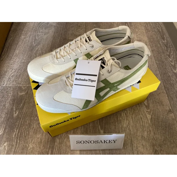 Onitsuka Tiger MEXICO 66 SD VIN 1183C015 201 BIRCH/GREEN New in Box from Japan