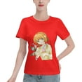 thumbnail image 1 of Women's Basic Short Sleeve T-Shirt Cardinal Girl Sakura, 1 of 6