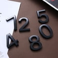 thumbnail image 6 of WYBXZ 4 Inch Modern House Numbers for Outside, Self-adhesive Black Mailbox Numbers Address Home Number, for Outside Or Inside Signs Easy Install, 6 of 8