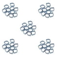 thumbnail image 2 of relayinert DOUBLE EAR CLIPS ,O CLAMP ,ZINC ,10 PACK PLATED STEEL 5 to 7mm 5Set, 2 of 6