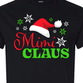 thumbnail image 4 of Inktastic Mimi Claus with Christmas Santa Hat and Snowflakes T-Shirt, 4 of 5