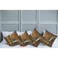 thumbnail image 6 of Ambesonne Autumn Throw Pillow Cover 4 Pack, Gloomy Day Forest Path, 20", Seal Brown Marigold, 6 of 6