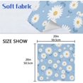 thumbnail image 7 of GZHJMY Daisy Flower Cloth Napkins Set of 6, Reusable Washable Polyester Dinner Napkins for Family, Restaurant, Wedding, Party Decor 20 x 20 Inch, 7 of 7