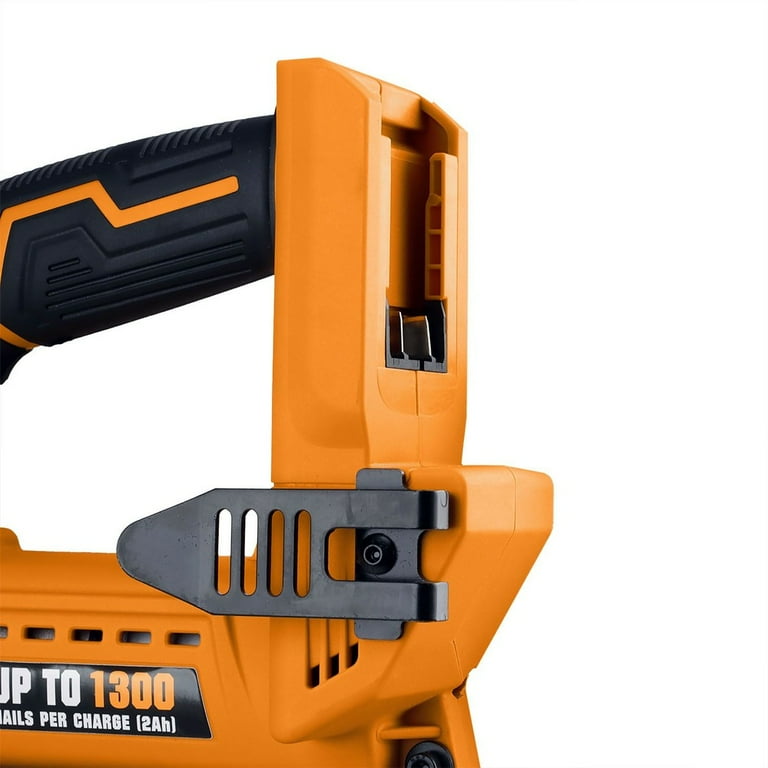 Freeman PE20VT31618 20 Volt Cordless 3 in 1 16 and 18 Gauge Nailer Stapler Tool Only 1300 Shots per Charge Walmart