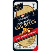 HORMEL BLACK LABEL Egg Bites with Bacon and Three Cheeses, Refrigerated, 4.2 oz Plastic Tray