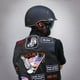thumbnail image 4 of Casco Semiabierto para Motocicleta VCOROS F07A Negro Mate Talla L DOT, 4 of 8