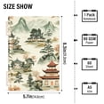 thumbnail image 2 of FORMRS 1-Subject Spiral Notebook 8" x 5" College Ruled 60 Refillable Sheet A5 Hard Cover, 2 Pack, Green Mountain Pattern, 2 of 7