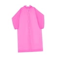 thumbnail image 3 of impermeable portátil, ligero y con capucha, reutilizable, ideal para senderismo, actividades al libre, para hombres y mujeres. Rosa, 3 of 8