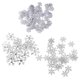 thumbnail image 3 of Festive Snowflake Accessories Wedding Decor Cloth Festive Atmosphere Creation 500Pcs, 3 of 5