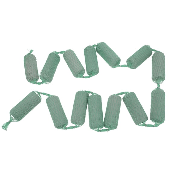 WRITWAA 1Set Green Floral Foam Garland Block with Moisturizing Structure for Wedding Arrangements