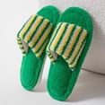 thumbnail image 3 of Bixock Slippers for Womens Indoor House Cotton Shoes Multi Size Fluzzy Fleece Lined Slide Warm Comfortable Non-Sliped Women Shoes, 3 of 6
