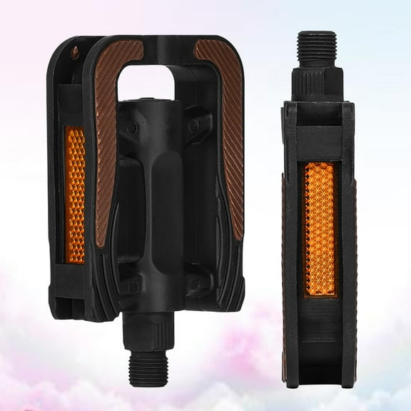 IBASETOY 1 Pair Universal Bicycle Pedals Chrome Molybdenum Steel for Cyclists Outdoor Bike Riding