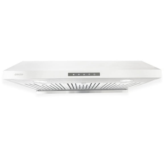 ONEX® OHF60D-WH 30” Ducted Under Cabinet Range Hood in White