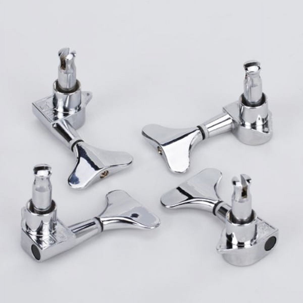 Raindrops 12 pcs  4R Bass Tuners Machine Heads Tuning Pegs (Silver)