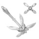thumbnail image 5 of Accesorio de hardware de anclaje de barco de rezón plegable de acero inoxidable de 1,5 kg para yate marino, 5 of 12