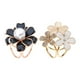 thumbnail image 1 of 2 piezas mujeres niñas bufanda anillos elegante strass hebilla titular joyería jinwen Bufanda Anillos, 1 of 8