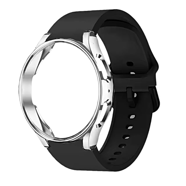Correa Deportiva para Galaxy Watch 7 6 5, Silicona, con Protector y Vidrio, 40/44mm