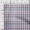 thumbnail image 1 of oneOone Georgette Viscose Fabric Madras Check Decor Fabric Printed BTY 42 Inch Wide, 1 of 3