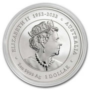 2024 Australia 1 oz Silver Lunar Dragon BU (Series III)