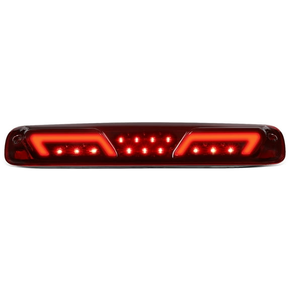 NUVISION LIGHTING 3BL-ZTL-003-DR LED 3rd Brake Light For 1999-2007 Chevrolet Silverado GMC Sierra 1500 2500 3500 HD - Smoked Red Lens