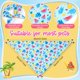 thumbnail image 3 of Bandanas para perros Sweetude, 100 unidades, a granel, para mascotas medianas y pequeñas, 3 of 6